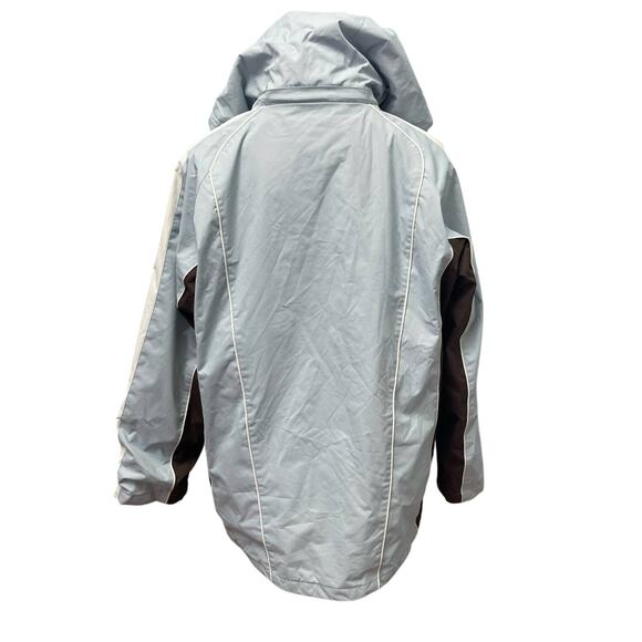 Radiance Free County Womens Large Long Full Zip Hooded Polyester Blend Coat - Picture 6 of 8